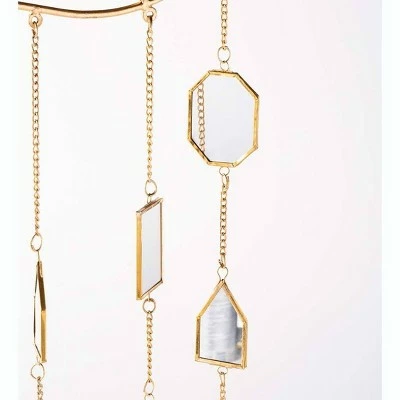 Wind & Weather Geometric Mirrored Sun Catcher and Chime 6 Wind & Weather Geometric Mirrored Sun Catcher and Chime - Image 4