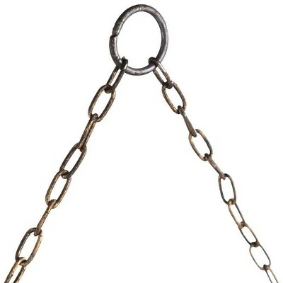 Wind & Weather Handcrafted Nine Metal Bells Wind Chime with Antiqued Golden Finish 4 Wind & Weather Handcrafted Nine Metal Bells Wind Chime with Antiqued Golden Finish - Image 2