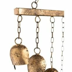 Wind & Weather Handcrafted Nine Metal Bells Wind Chime with Antiqued Golden Finish 11 Wind & Weather Handcrafted Nine Metal Bells Wind Chime with Antiqued Golden Finish -Cheap Garden Decor Store unnamed file 1632