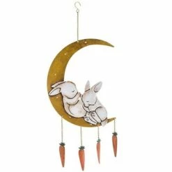 Wind & Weather Lighted Hanging Metal Moon with Animals Indoor/Outdoor Decoration -Cheap Garden Decor Store unnamed file 1637
