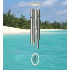 Wind & Weather Metal Fantasy Wind Chime with Mermaid Windcatcher
