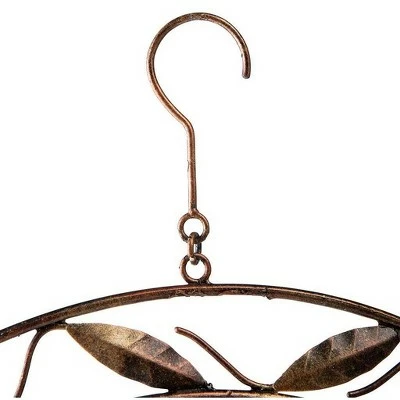 Wind & Weather Round Metal and Glass Tree of Life Fall Colors Wind Chime 4 Wind & Weather Round Metal and Glass Tree of Life Fall Colors Wind Chime - Image 2