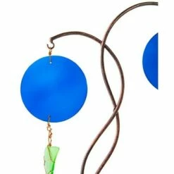 Wind & Weather Metal and Colorful Recycled Glass Double Wind Chime with River Rock Base -Cheap Garden Decor Store unnamed file 1665