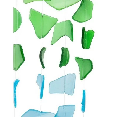 Wind & Weather Handcrafted Metal and Recycled Glass Rainbow Wind Chime 7 Wind & Weather Handcrafted Metal and Recycled Glass Rainbow Wind Chime - Image 5