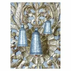 Olivia & May Olivia & May 20"H Iron Bell Wind Chime Brass