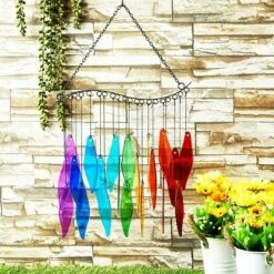 Okuna Outpost Rainbow Wind Chimes for Outdoor or Indoor Decor (11.22 x 18.9 Inches) 7 Okuna Outpost Rainbow Wind Chimes for Outdoor or Indoor Decor (11.22 x 18.9 Inches) -Cheap Garden Decor Store unnamed file 1694