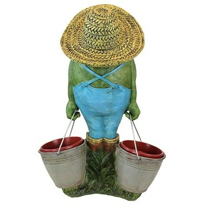 Design Toscano Buckets The Garden Frog Statue 6 Design Toscano Buckets The Garden Frog Statue - Image 4