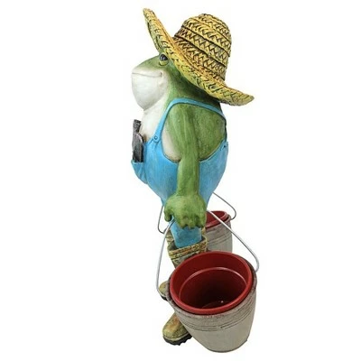 Design Toscano Buckets The Garden Frog Statue 7 Design Toscano Buckets The Garden Frog Statue - Image 5