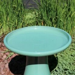 Sunnydaze Decor Sunnydaze Outdoor Weather-Resistant Garden Patio Classic High-Fired Smooth Ceramic Hand-Painted Bird Bath - Seafoam -Cheap Garden Decor Store unnamed file 1758