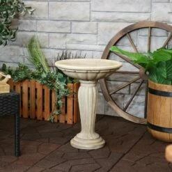 Sunnydaze Decor Sunnydaze Outdoor Glass Fiber Reinforced Concrete Patio Garden Grecian Column Style Bird Bath - 20" - White 17 Sunnydaze Decor Sunnydaze Outdoor Glass Fiber Reinforced Concrete Patio Garden Grecian Column Style Bird Bath - 20" - White -Cheap Garden Decor Store unnamed file 1767