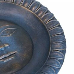 Sunnydaze Decor Sunnydaze Outdoor Glass Fiber Reinforced Concrete Patio Garden Façade du Soleil Bird Bath - 26" - Blue -Cheap Garden Decor Store unnamed file 1777