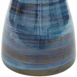 Sunnydaze Decor Sunnydaze Outdoor Weather-Resistant Garden Patio Simply Elegant High-Fired Smooth Ceramic Hand-Painted Bird Bath - Galaxy Blue -Cheap Garden Decor Store unnamed file 1784