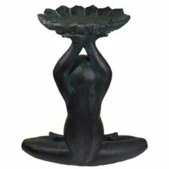 Northlight 22.25" Gray Yoga Frog with Bird Feeder Outdoor Garden Statue -Cheap Garden Decor Store unnamed file 1804