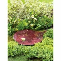 Leaf Birdbath - red - Gardener's Supply Company -Cheap Garden Decor Store unnamed file 1817