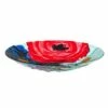 Evergreen 18" Hand Painted Embossed Glass Bird Bath, Red/White/Blue Florals -Cheap Garden Decor Store unnamed file 1898