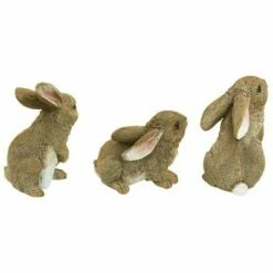 Design Toscano The Bunny Den, Garden Rabbit Statues, Set of 3 - Brown -Cheap Garden Decor Store unnamed file 200