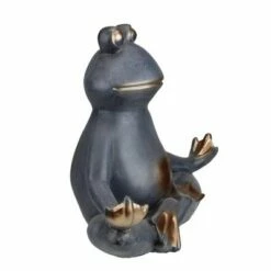 Northlight 12" Frog Sitting In a Lotus Yoga Position Garden Statue