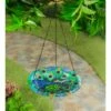 Evergreen 14" Glass Hanging Birdbath, Peacock -Cheap Garden Decor Store unnamed file 2035