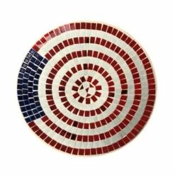 Backyard Expressions 24.5" Glass American Flag Birdbath -Cheap Garden Decor Store unnamed file 2071