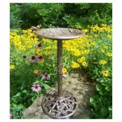Oakland Living 32" Hummingbird Bird Bath - Antique Bronze -Cheap Garden Decor Store unnamed file 2129
