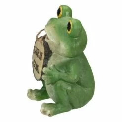 Northlight 9" Green 'Life is Good' Frog Outdoor Garden Statue -Cheap Garden Decor Store unnamed file 213