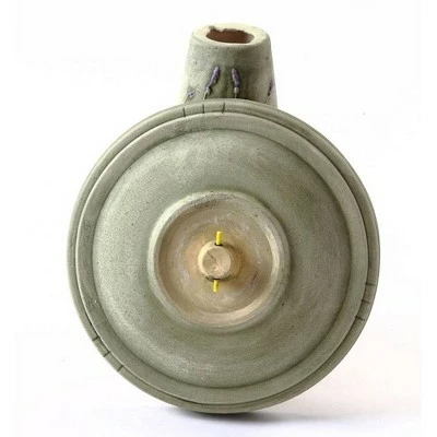 Birds Choice Burley Clay Handpainted Lavendar Birdbath 3 Birds Choice Burley Clay Handpainted Lavendar Birdbath