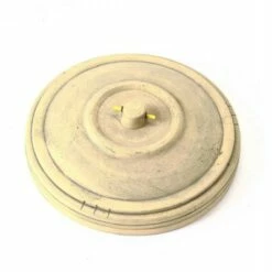 Birds Choice 19" Burley Clay Hand Painted Birdbath Hummingbird