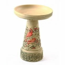 Birds Choice 19" Burley Clay Hand Painted Birdbath Hummingbird -Cheap Garden Decor Store unnamed file 2137