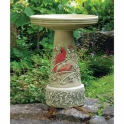Birds Choice 19" Burley Clay Hand Painted Birdbath Hummingbird -Cheap Garden Decor Store unnamed file 2139