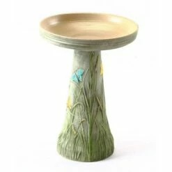 Birds Choice 19" Burley Clay Hand Painted Birdbath Hummingbird -Cheap Garden Decor Store unnamed file 2144