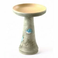 Birds Choice 19" Burley Clay Hand Painted Birdbath Hummingbird -Cheap Garden Decor Store unnamed file 2145