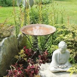 2" Classic Hammered Texture Birdbath with Wide Rim Copper Finish - Achla Designs -Cheap Garden Decor Store unnamed file 2173