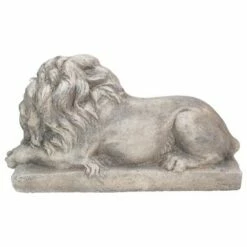 Northlight 22.5" Gray Lying Down Lion Outdoor Garden Statue -Cheap Garden Decor Store unnamed file 226