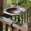 8.5" Classic II Birdbath with Over Rail Bracket Antique Copper - Achla Designs -Cheap Garden Decor Store unnamed file 2275