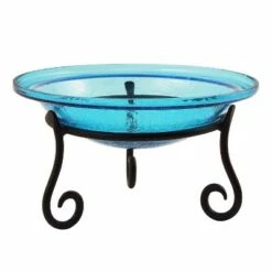 7" Reflective Crackle Glass Birdbath Bowl With Short Stand - Achla Designs Red -Cheap Garden Decor Store unnamed file 2294