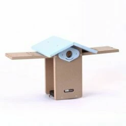 Birds Choice 13" Recycled Poly-Lumber Ultimate Bluebird House Blue