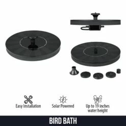 Dartwood Solar Bird Bath and Water Fountain with 4 Different Nozzle Heads for Bird Baths and Small Ponds (2 Pack) 9 Dartwood Solar Bird Bath and Water Fountain with 4 Different Nozzle Heads for Bird Baths and Small Ponds (2 Pack) -Cheap Garden Decor Store unnamed file 2315