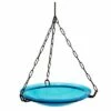 ACHLA Designs 2.5" Reflective Crackle Glass Birdbath Bowl - Alcha Designs Cobalt Blue