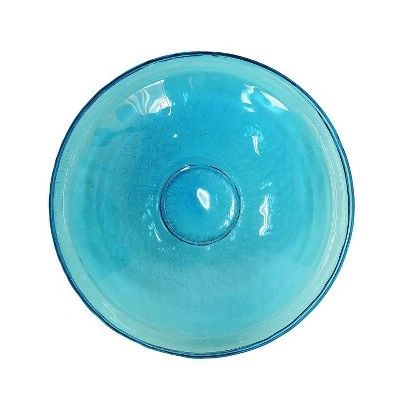 ACHLA Designs 2.5" Reflective Crackle Glass Birdbath Bowl - Alcha Designs Cobalt Blue 7 ACHLA Designs 2.5" Reflective Crackle Glass Birdbath Bowl - Alcha Designs Cobalt Blue - Image 5