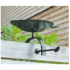 17" Aspen Leaf Birdbath with Over Rail Bracket Antique Brass Plated - ACHLA Designs -Cheap Garden Decor Store unnamed file 2432