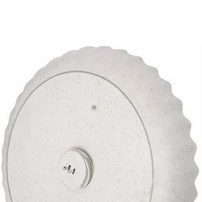 Farm Innovators Inc Farm Innovators 120 Watt Outdoor Molded Stone Scalloped Heated Birdbath w/ Twist Deck Mount, Hidden Electrical Connection, & Internal Thermostat, Gray 5 Farm Innovators Inc Farm Innovators 120 Watt Outdoor Molded Stone Scalloped Heated Birdbath w/ Twist Deck Mount, Hidden Electrical Connection, & Internal Thermostat, Gray - Image 3