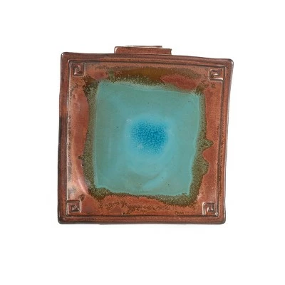 15" Handmade Glazed Ceramic Zen Birdbath Brown - Alfresco Home LLC 3 15" Handmade Glazed Ceramic Zen Birdbath Brown - Alfresco Home LLC