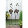 Zingz & Thingz Zingz & Thingz 11.75" Iron Wild Flamingo Garden Art Duo Bronze -Cheap Garden Decor Store unnamed file 248