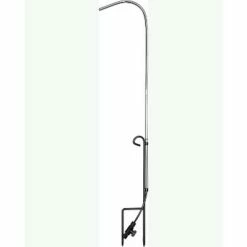 Birds Choice Stainless Steel Pedestal Birdbath Dripper Silver/Black