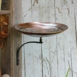 12" Burnt Copper Birdbath with Wall Mount Bracket Antique Finish - Achla Designs -Cheap Garden Decor Store unnamed file 2525