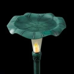 Teamson Home Polyresin Lotus Leaf Pedestal Bird Bath -Cheap Garden Decor Store unnamed file 2534