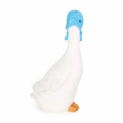 28" Concrete Peays Outdoor Goose Garden Statue - White and Blue - Christopher Knight Home -Cheap Garden Decor Store unnamed file 256