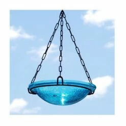 12.5" Crackle Glass Hanging Birdbath Bowl - Achla Designs Teal 15 12.5" Crackle Glass Hanging Birdbath Bowl - Achla Designs Teal -Cheap Garden Decor Store unnamed file 2564