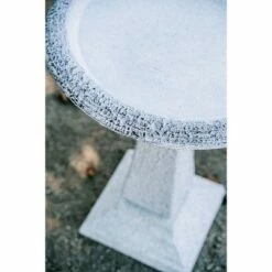 Set of 2 Concrete Matte Finish Bird Baths with Tall Square Pedestal and Base - White - XBrand 10 Set of 2 Concrete Matte Finish Bird Baths with Tall Square Pedestal and Base - White - XBrand -Cheap Garden Decor Store unnamed file 2578