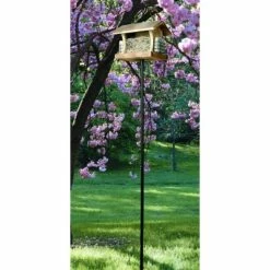 Woodlink 25276 HDPOLE Metal 3 Piece 72 Inch Bird Feeder Birdhouse Mounting Pole Kit with Mounting Bracket